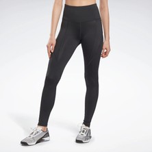 Reebok WOR PP HIGH RISE TIGHT Siyah Kadın Tayt