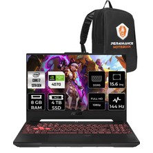 Asus Tuf Gaming F15 Intel Core I7 13620H 8gb 4tb SSD RTX4070/8GB 144Hz 15.6'' Fhd Fdos Taşınabilir Bilgisayar LP097 & Per4 Çanta LP097P305