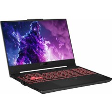 Asus Tuf Gaming A15 Amd Ryzen 5 7535HS 16GB 512GB SSD 4050/6GB 140W 15.6'' Fhd Fdos Taşınabilir Bilgisayar LP158 & Per4 Çanta LP158P307