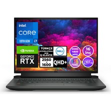 Dell G16 7630 Intel Core i7-13700HX 24GB 1TB SSD 8GB RTX 4060 Freedos 16" QHD+165Hz Taşınabilir Bilgisayar G76302401010U 004