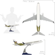 Zekupp Boeing 737-800 1/100 Ölçek Fenerbahçe Lisanslı Beyaz Tasarım Maket Uçak (UCK0196)