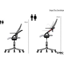 Creo Mobili Vega Plus Sandalye