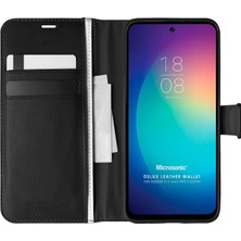 Microsonic Reeder S19 Max Pro S Zoom Kılıf Delux Leather Wallet Siyah