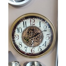 Panalı Metal Kasa 66 cm Duvar Saati