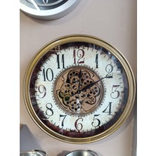 Panalı Metal Kasa 66 cm Duvar Saati