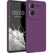 Microsonic Matte Silicone Infinix Zero 30 4g Kılıf Mor