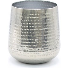 Greenmall Crus Metal Saksı S Gri