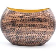 Solo Bronz - Gold Metal Saksı Büyük Boy