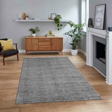 Viyana Home Dijital Baskılı Kaymaz Taban Yıkanabilir Sade Desen Yolluk Mutfak Salon Halısı, V-Sade-31-Gri,