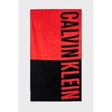 Calvin Klein Logolu Pamuklu 170*90 cm Plaj Havlusu KU0KU00122XM9 Unisex Plaj Havlusu KU0KU00122 Xm9