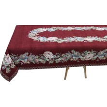Believe Kınay Masa Örtüsü 160*260 Bordo Şönil