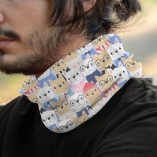 Hediyemen Bilge Kopekler Tasarımlı Saç Bandanası