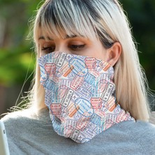 Hediyemen Mühür Tasarımlı Saç ve Boyun Bandanası