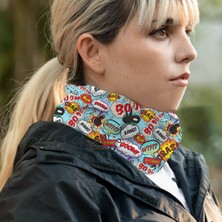 Hediyemen Pop Art Ikonlu Motorcu Boyun Bandanası