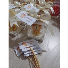 Opulent Accessories Aslan Mum 15ADET,DOĞUM Günü Hediyesi, Bebek Mevludu, Sünnet Hatırası, Babyshower,diş Partisi,yenidoğan Hediyelik Mum
