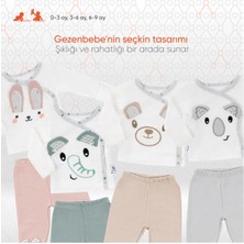 Gezenbebe Hero Bebekler Için Nakışlı Zıbın Patikli Pantolon Set