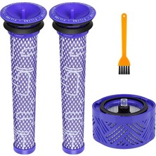 Remedy Dyson Elektrikli Süpürge Aksesuarları Için Arka Filtre V6 Ön Filtre Hepa (Yurt Dışından)