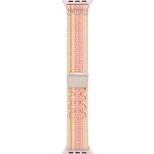 AktarMobile Apple Watch Ultra - Ultra 2 49 mm Uyumlu Spor Loop Kordon Naylon Örgü Kayış Cırt Cırtlı