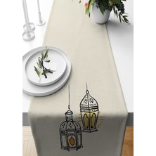 Bertille Home Ramazan Serisi 140X40 cm Dijital Baskılı Runner (Ramadan)
