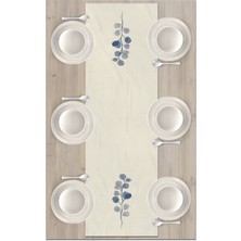 Bertille Home Flower Serisi 140X40 cm Dijital Baskılı Runner