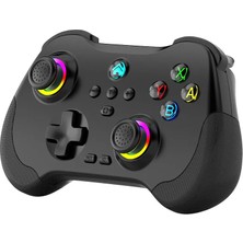 Adalia Z01 Rgb Işıklı Switch/ps3/ps4/android/ios Mfi/pc/steam Uyumlu Kablosuz Bluetooth Gamepad