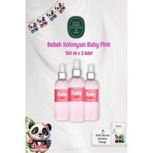 Eyüp Sabri Tuncer 3 Adet Bebek Kolonyası Pink 150 ml ve Rosıe Bebek Pamuğu