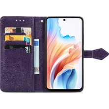 Bdt Shop Oppo A79 Flip Kapak Için Kılıf Basit Iş Zarif Desen Darbeye (Yurt Dışından)