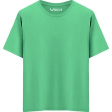 Rich Erkek 3 Lü Paket Pamuk Oversize Tişört Basic Bisiklet Yaka Kısa Kollu T-Shirt