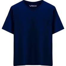 Rich Erkek 3 Lü Paket Pamuk Oversize Tişört Basic Bisiklet Yaka Kısa Kollu T-Shirt