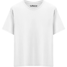 Rich Erkek 3 Lü Paket Pamuk Oversize Tişört Basic Bisiklet Yaka Kısa Kollu T-Shirt