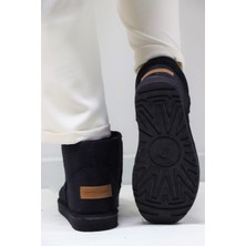Pierre Cardin 52127 Kadın Siyah Süet Bot