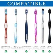 Fsfeng Banyo, Duş, Paslanmaz Çelik Kendinden Yapışkanlı Duvara Montaj 6 Yuvalı Diş Fırçası Askısı Için Kapaklı Duvara Montaj Diş Fırçası Tutucu (Yurt Dışından)