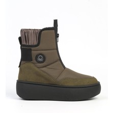 Benetton ® | BN-50068 - 3695 Haki - Kadın Bot