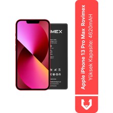 Rovimex IPhone 13 Pro Max Yüksek Kapasite Batarya Pil - 4620 Mah