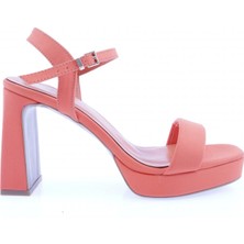 Dgn 72 Kadin Bantli Topuklu Ayakkabi