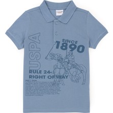 U.S. Polo Assn. Erkek Çocuk İndigo Polo Yaka Tişört 50288126-VR028