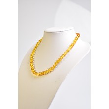 Safnaturel Doğal Damla Kehribar Yetişkin Kolye