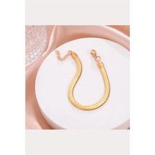 Glamoris Accessories Zarif Italyan Bileklik Paslanmaz Çelik