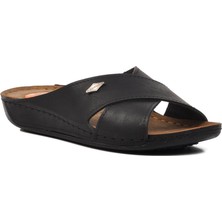 Ayakmod 08-086 Siyah Kadın Terlik