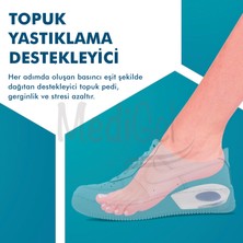 Medigel Slikon Topuk Yastıklama Pedi, Yumuşak Topuk Dikeni Için Destekleyici Slikon Jel Ped