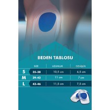 Medigel Slikon Topuk Yastıklama Pedi, Yumuşak Topuk Dikeni Için Destekleyici Slikon Jel Ped