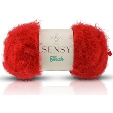 Sensy Premium Touch El Örgü Ipi Bluz Hırka Kazak Ip Kürk Görünümlü Ip Atkı Bere Peluş Oyuncak Ip