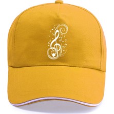 Jsuqisu Yeni Nota Müzik Komik Baskı Beyzbol Şapkası Unisex Kadın Erkek Rahat Pamuklu Şapka Snapback Şapka Kamyon Şoförü Şapkaları Güneş Şapkaları (Yurt Dışından)