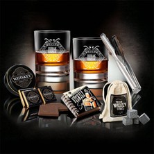 Hediyemen Premium Serisi Kocaya Hediye 2’li Bardak Viski Seti