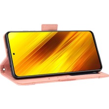 SZY Mall Xiaomi Poco X3 Nfc Ayarlanabilir Ayrılabilir Kart Tutucu Manyetik Kapatma Deri Cüzdan Kapak (Yurt Dışından)