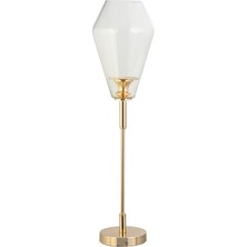 Vitale Heksa Cam Şamdan Gold 16X16X71 cm AK.JD0132
