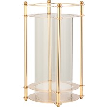 Vitale Dilan Cam Mumluk Gold 20X20X40 cm AK.JD0077