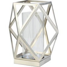 Vitale Prizma Cam Mumluk Silver 25X25X21 cm AK.JD0115