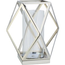 Vitale Prizma Cam Mumluk Silver 30X30X26 cm AK.JD0118