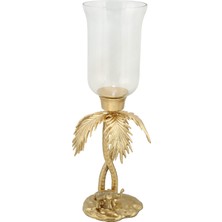 Vitale Palmier Dekoratif Mumluk Gold 20X20X54 cm AK.IU0455